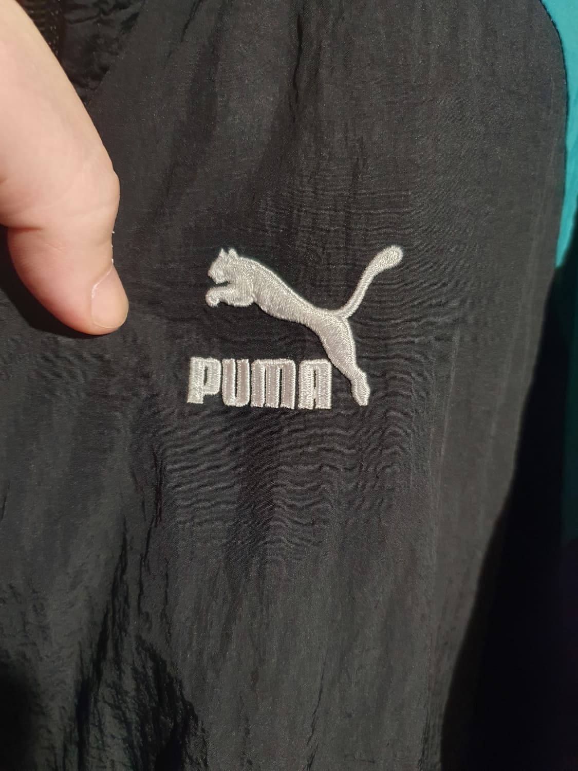 무배 푸마 블랙/퍼플/블루종 바람막이 L사이즈 2200311 상품이미지4