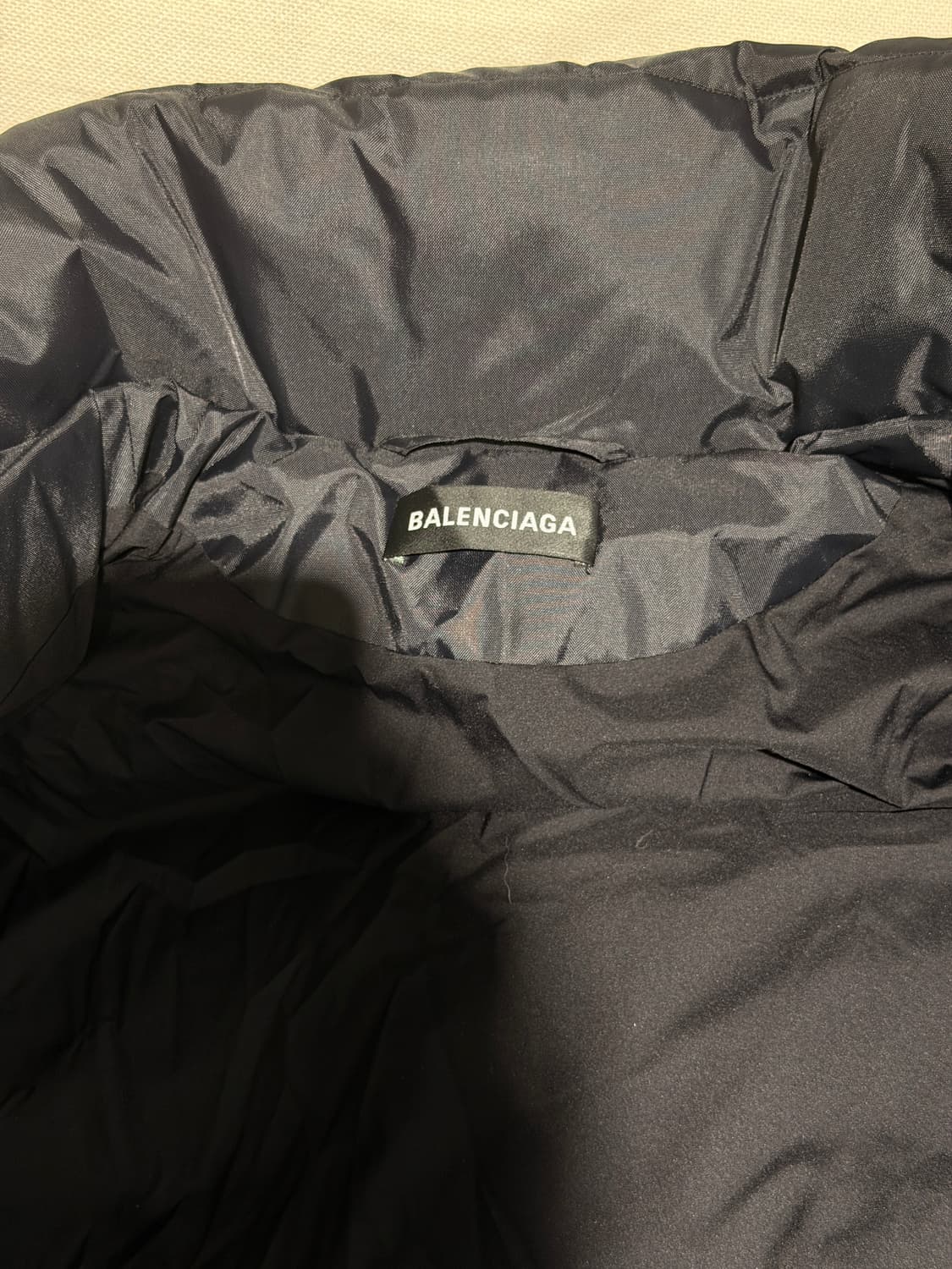 Balenciaga 2018 스트라이프 컬러블록 다운 패딩 코트 상품이미지5