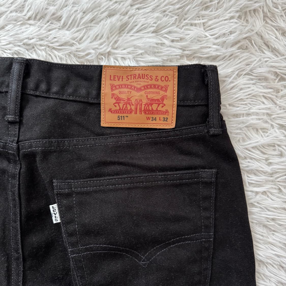LEVIS 일본빈티지 청바지 리바이스데님 리바이스청바지 511 흑청바지 상품이미지4