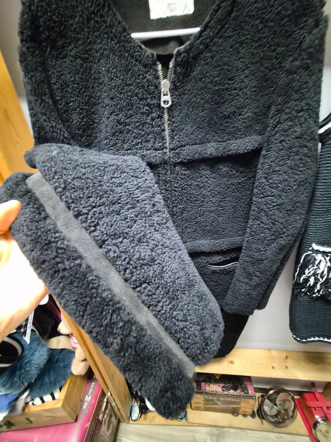 산드로 롱 무스탕 리얼양털 양가죽 상품이미지3