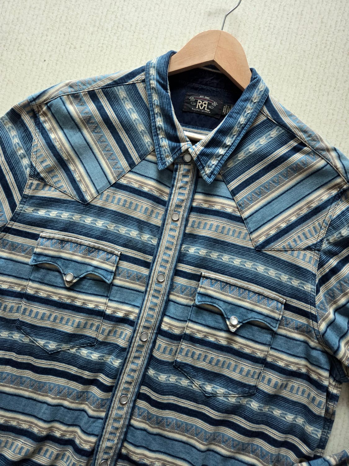 더블알엘 자카드 버팔로 웨스턴 셔츠 상품이미지7