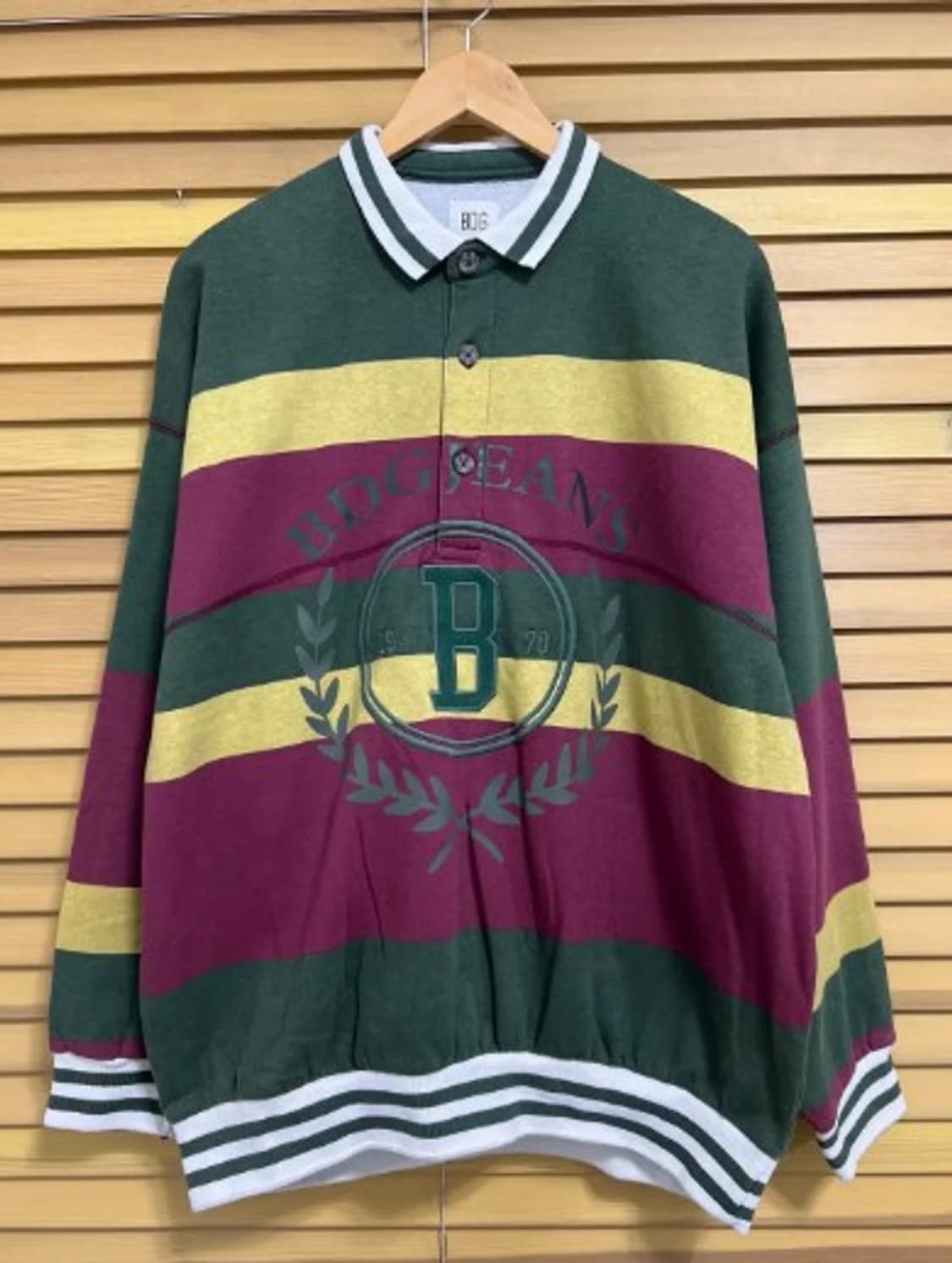 BDG 남성 스트라이프 럭비티셔츠 M 상품이미지2