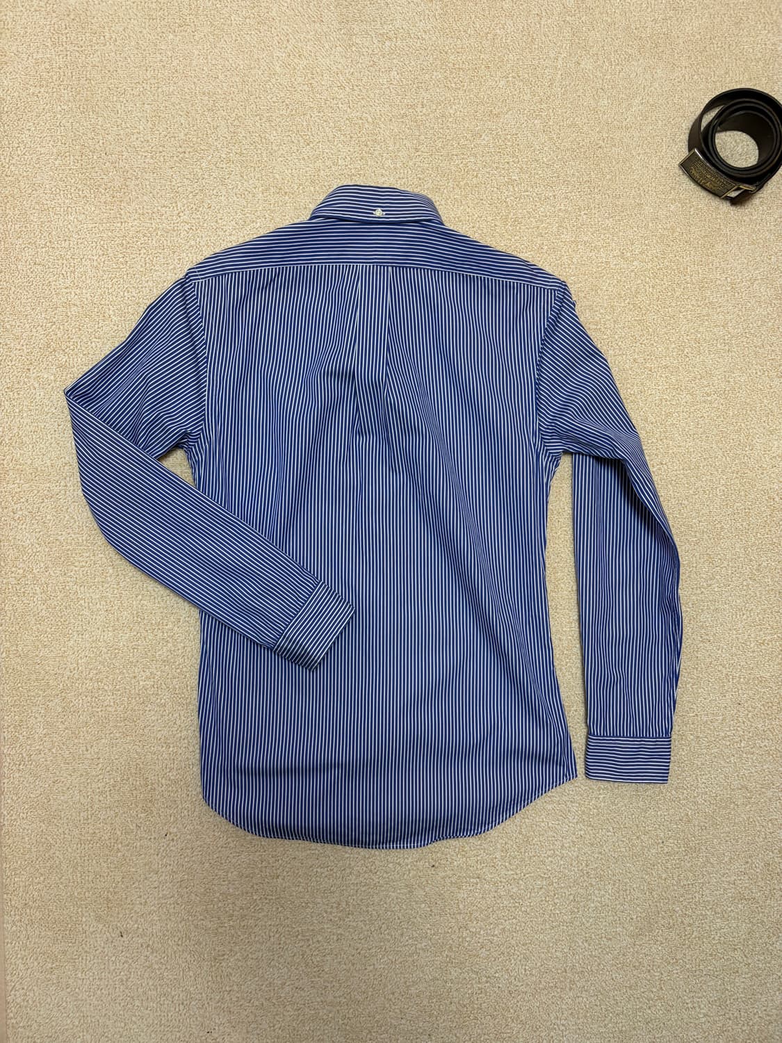 S) 폴로 랄프로렌 슬림핏 스트라이프 포플린 셔츠  상품이미지6