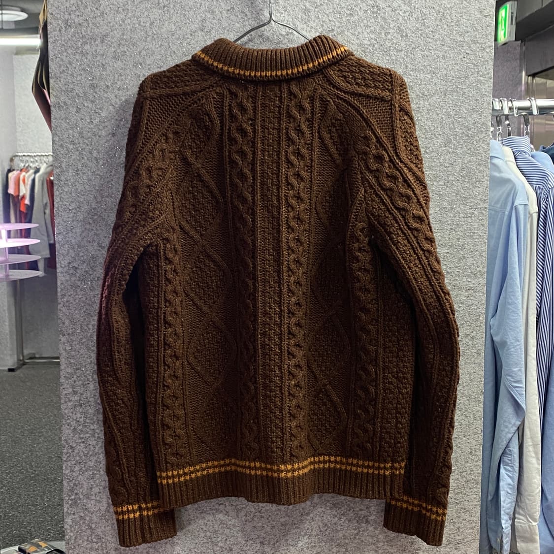 수아레 코튼 캐이블 가디건 B3029 상품이미지3