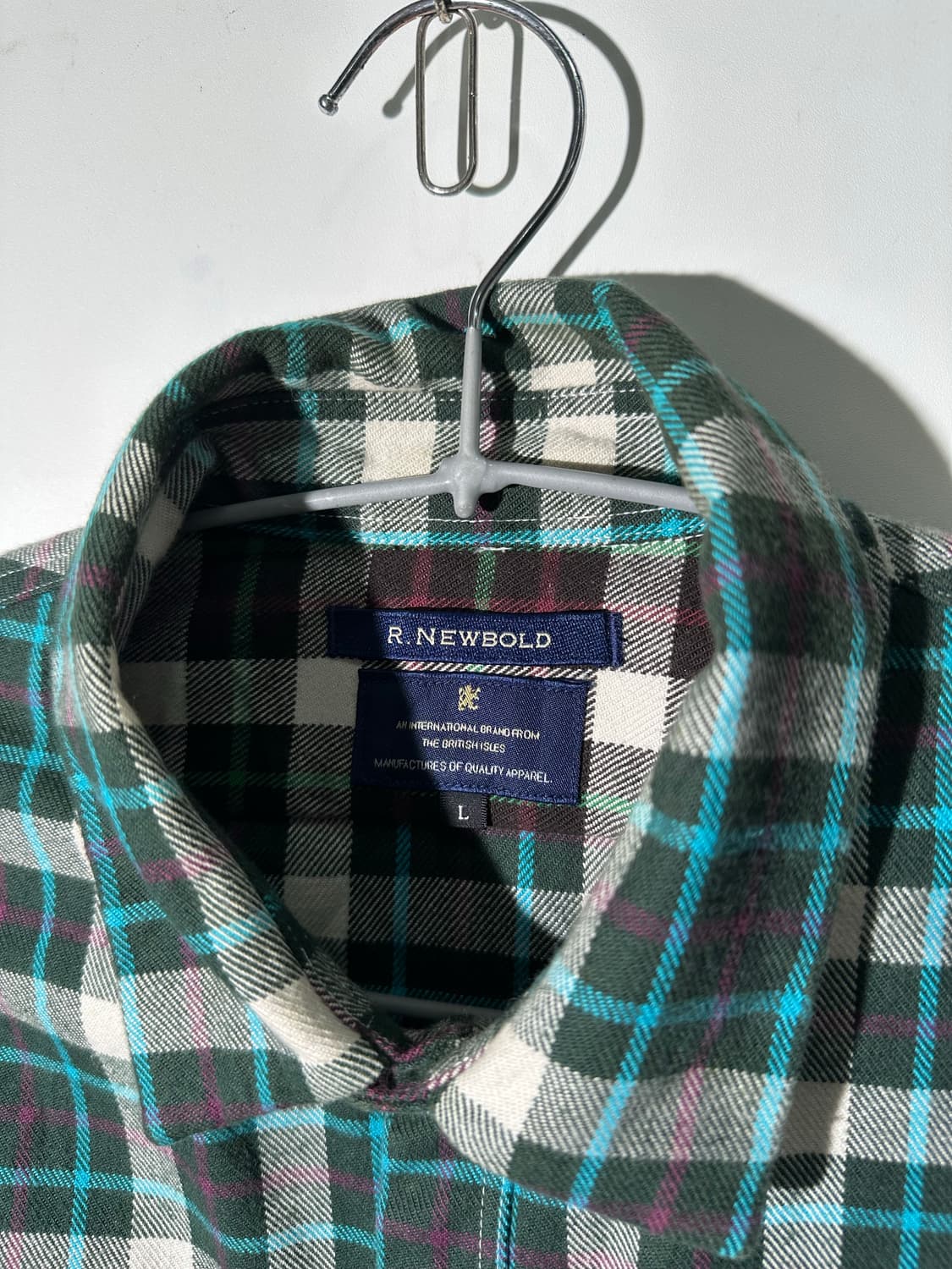 r newbold 알뉴볼드 체크 셔츠 상품이미지2
