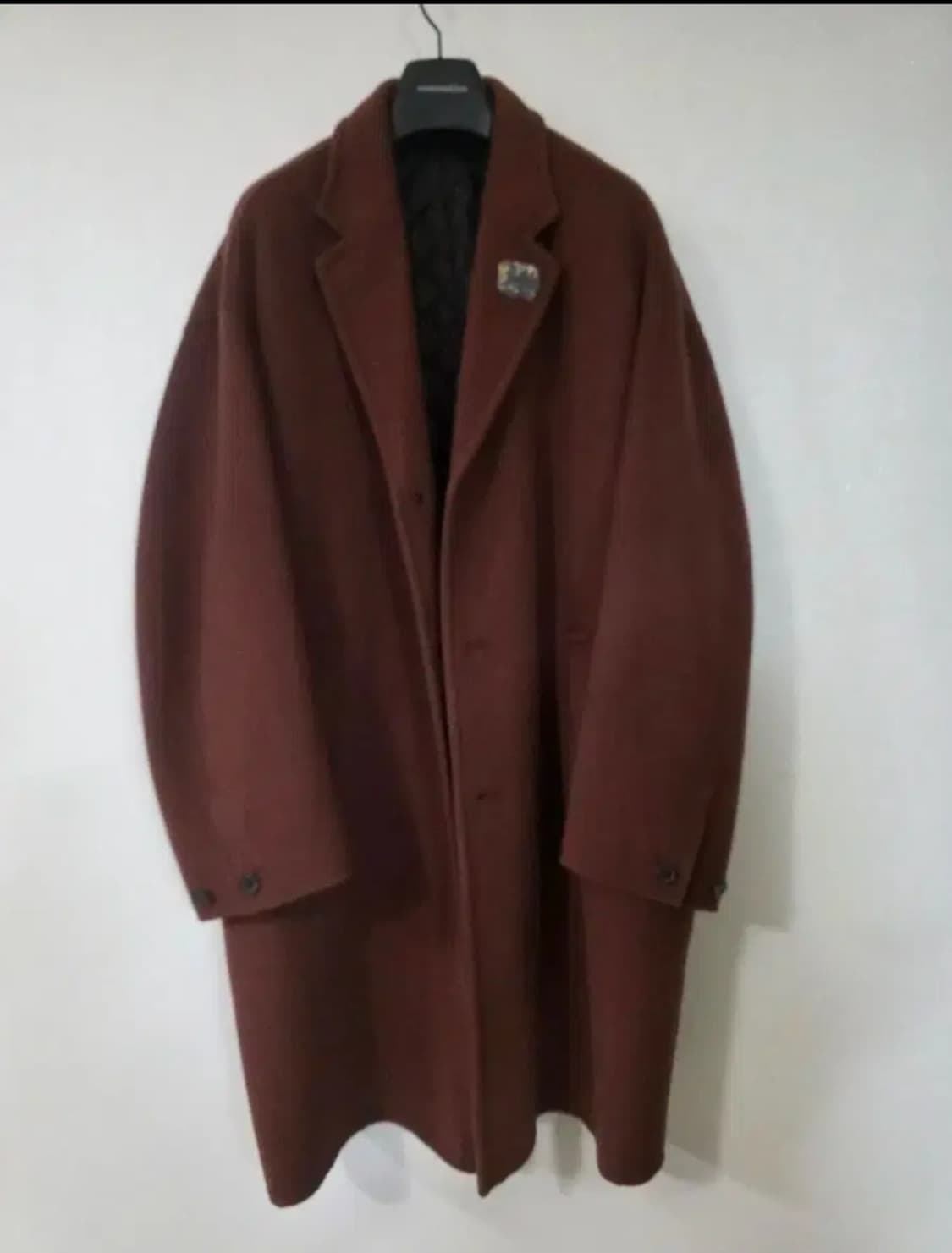 커스텀멜로우 코트 overlap pocket maxi coat 상품이미지4