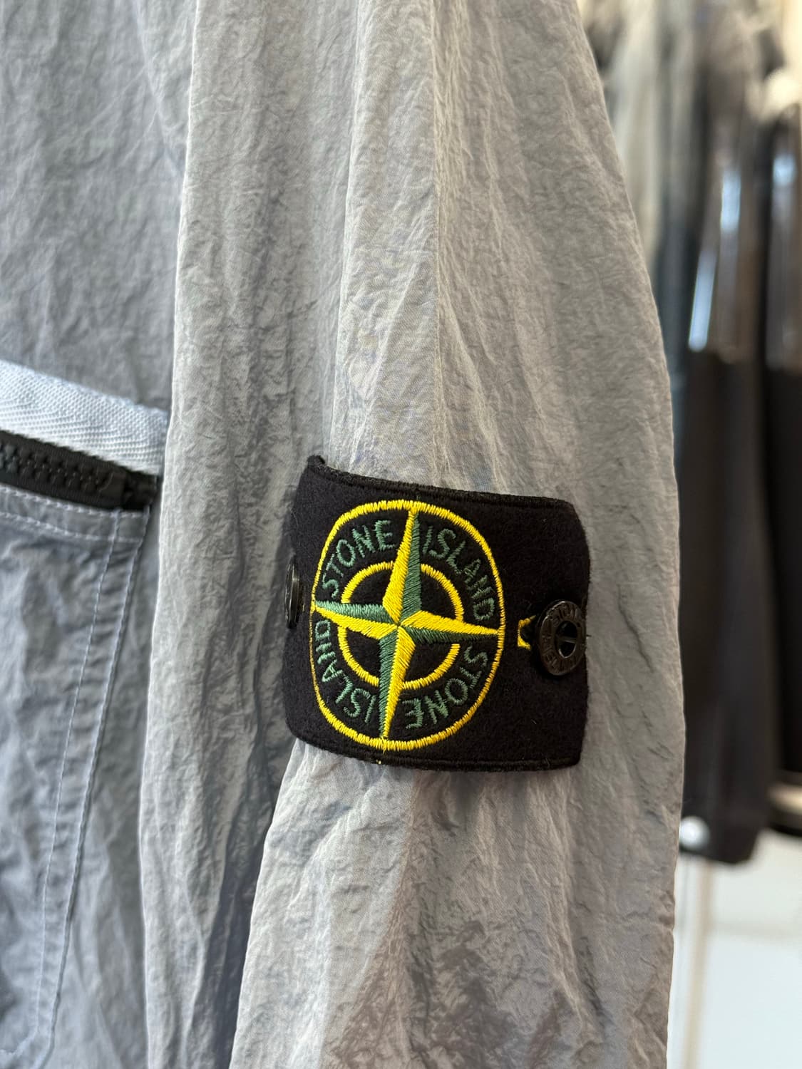 [M] 스톤아일랜드 나일론 메탈 오버셔츠 자켓 상품이미지3