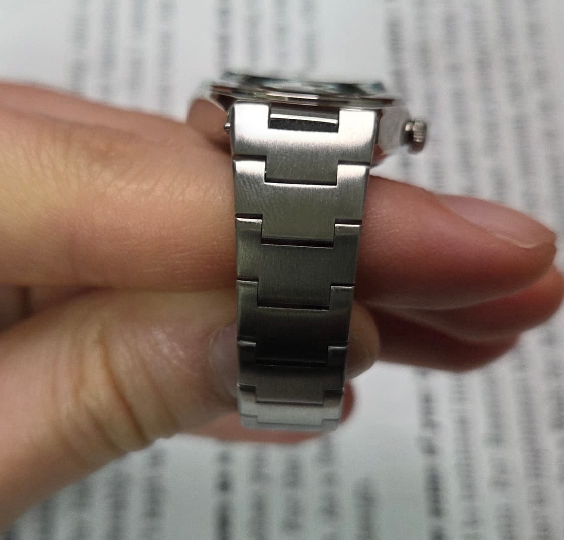 빈티지 부로바 샴골판 와이드보이 인덱스 뻐뻐시 브레이슬릿 여성용    
 상품이미지6