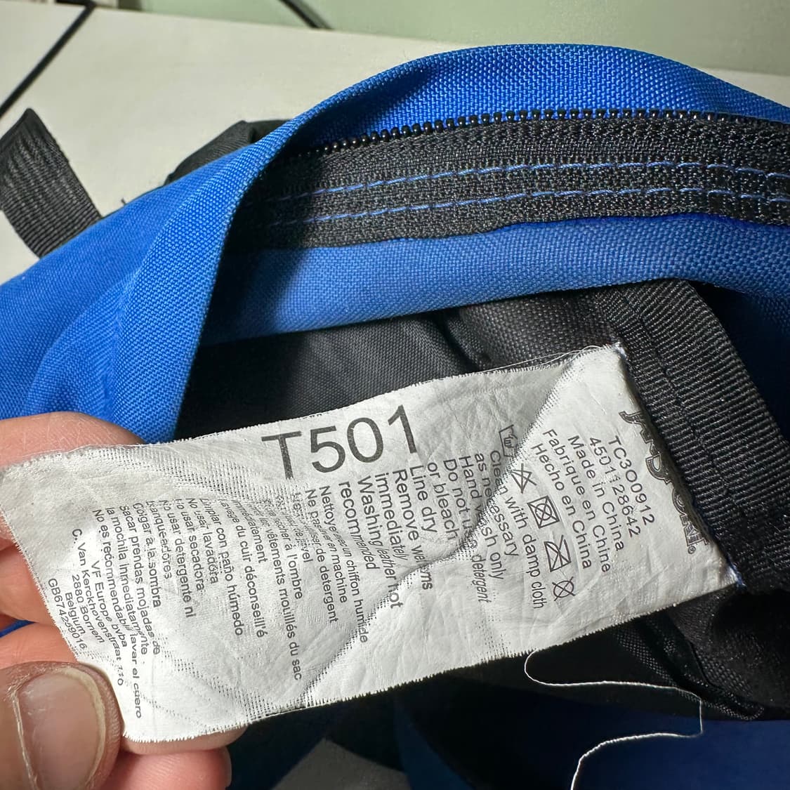 OS 잔스포츠 블루 젠더리스 백팩 상품이미지5