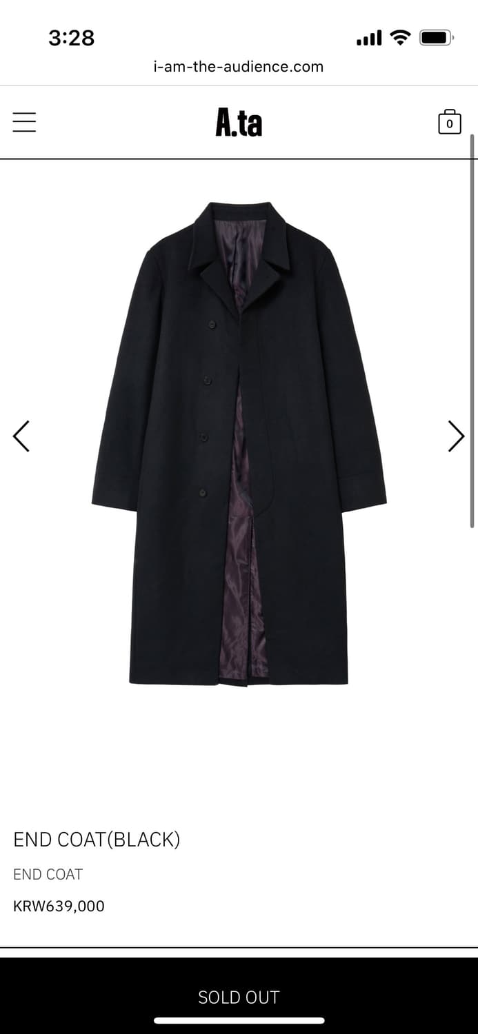 a.ta end coat s 상품이미지1