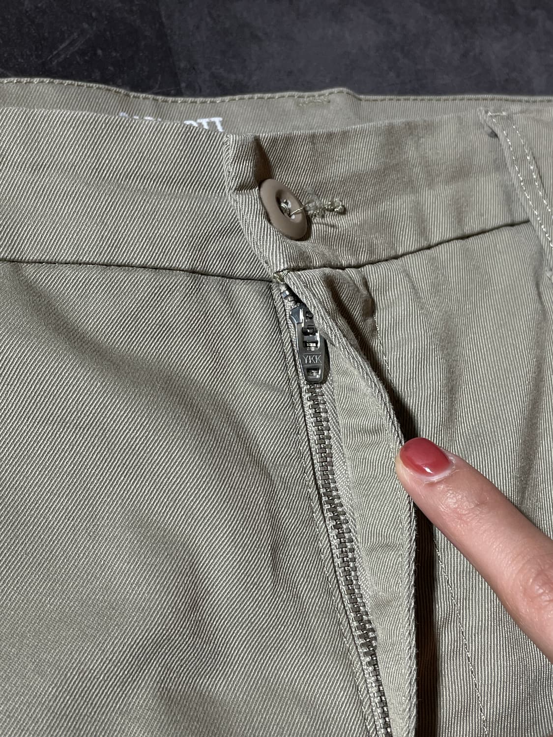 CARHARTT 칼하트 빈티지 베이지 치노 면바지 상품이미지3