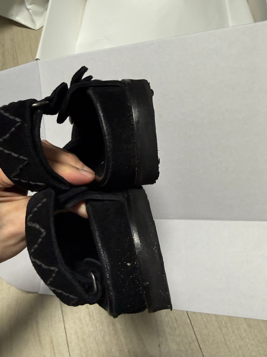 폴리테루 슬라이더 슈즈 블랙 2사이즈 상품이미지3