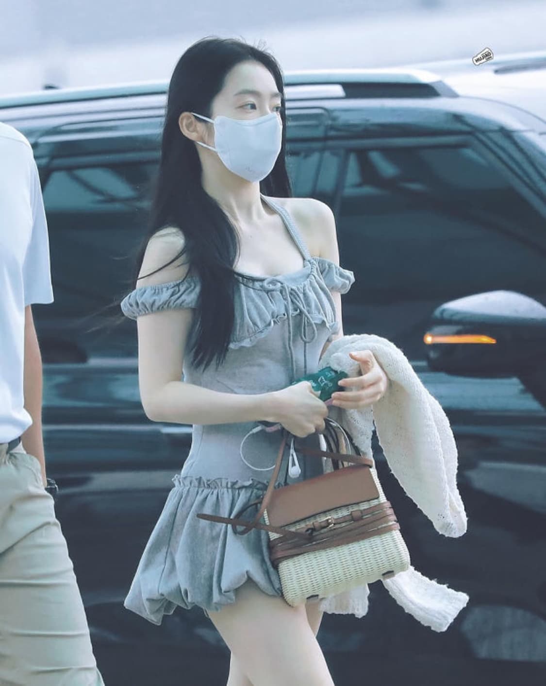 [XS] 쓰리타임즈 Ann halter dress grey 상품이미지3