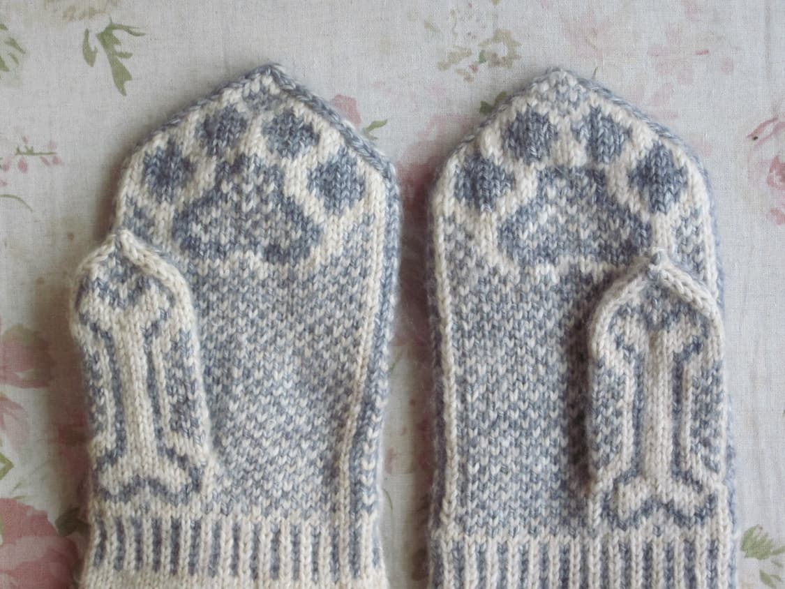 일본인 핸드메이드 강아지 장갑 상품이미지1