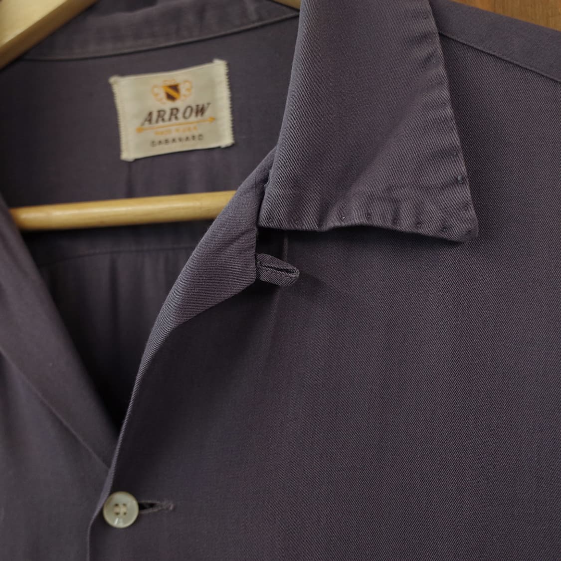 1950’s Arrow Gabanaro Loop Collar Shirt 상품이미지3