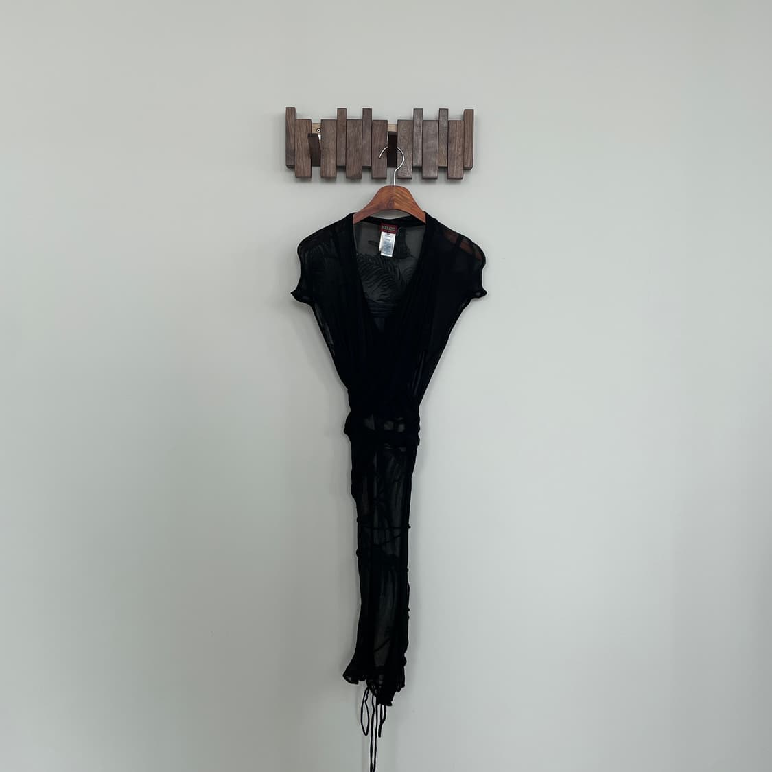 겐조 메시 랩 아일렛 레이어드 드레스 원피스 상품이미지8