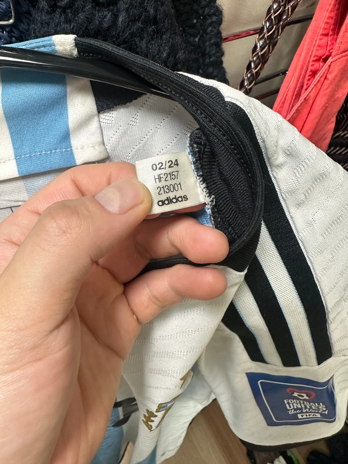 22-24 카타르 월드컵 아르헨티나 메시 어센틱(M) 판매 상품이미지3