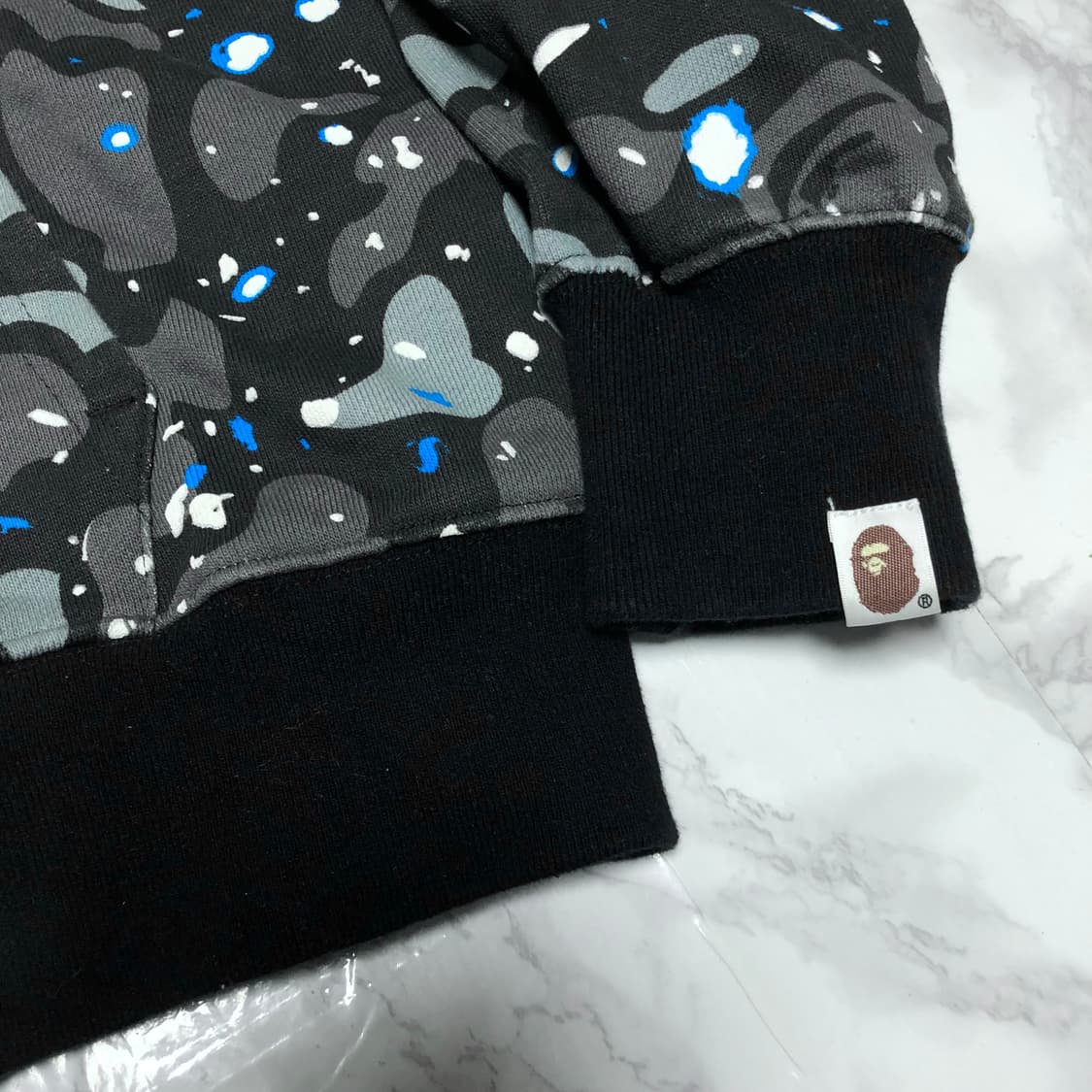 베이프 샤크 후드집업 자켓 상태최상 XL 상품이미지5