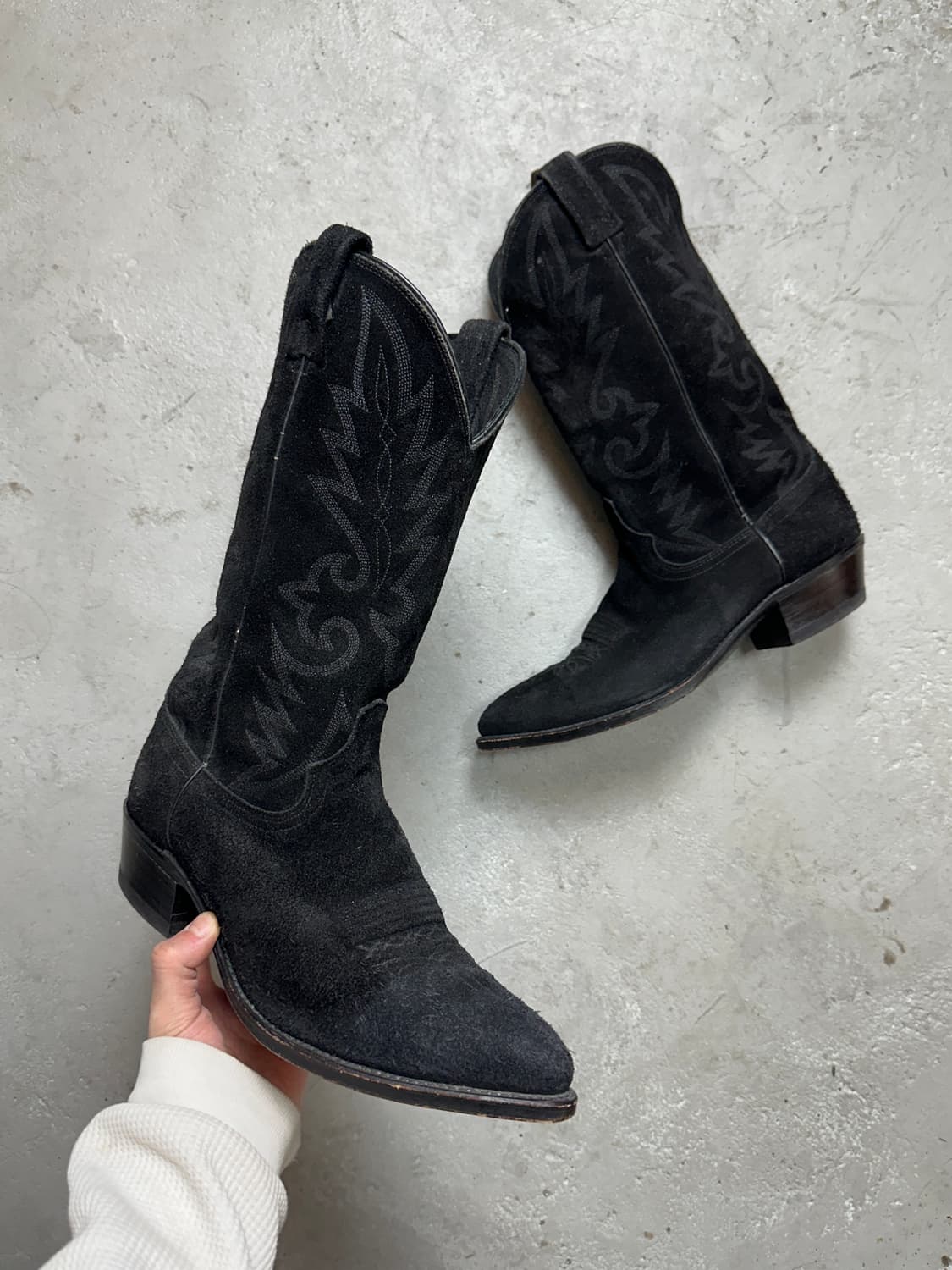 댄포스트 스웨이드 카우보이 웨스턴 부츠 상품이미지1