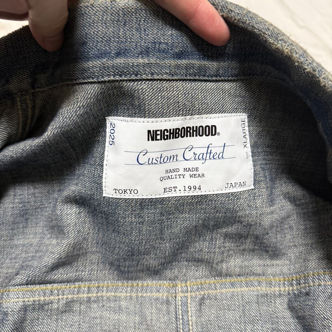 네이버후드 25AW 새비지 데님 자켓 [XL] 상품이미지8
