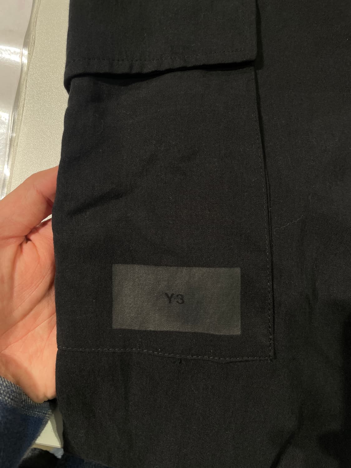 와이 쓰리 블랙 버클 코튼 카코 팬츠 상품이미지9