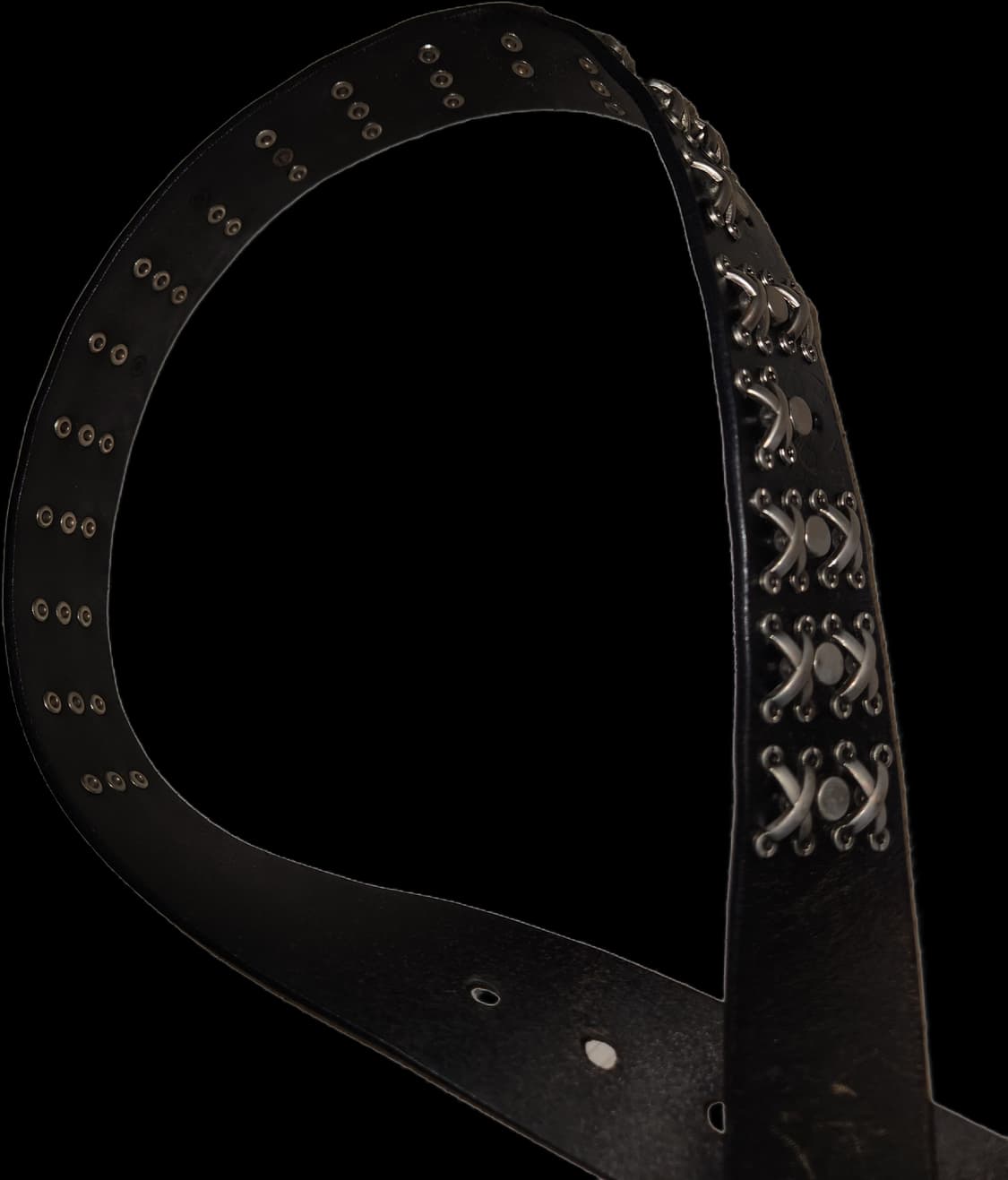 빈티지펑크 통가죽 스터드 벨트 상품이미지4