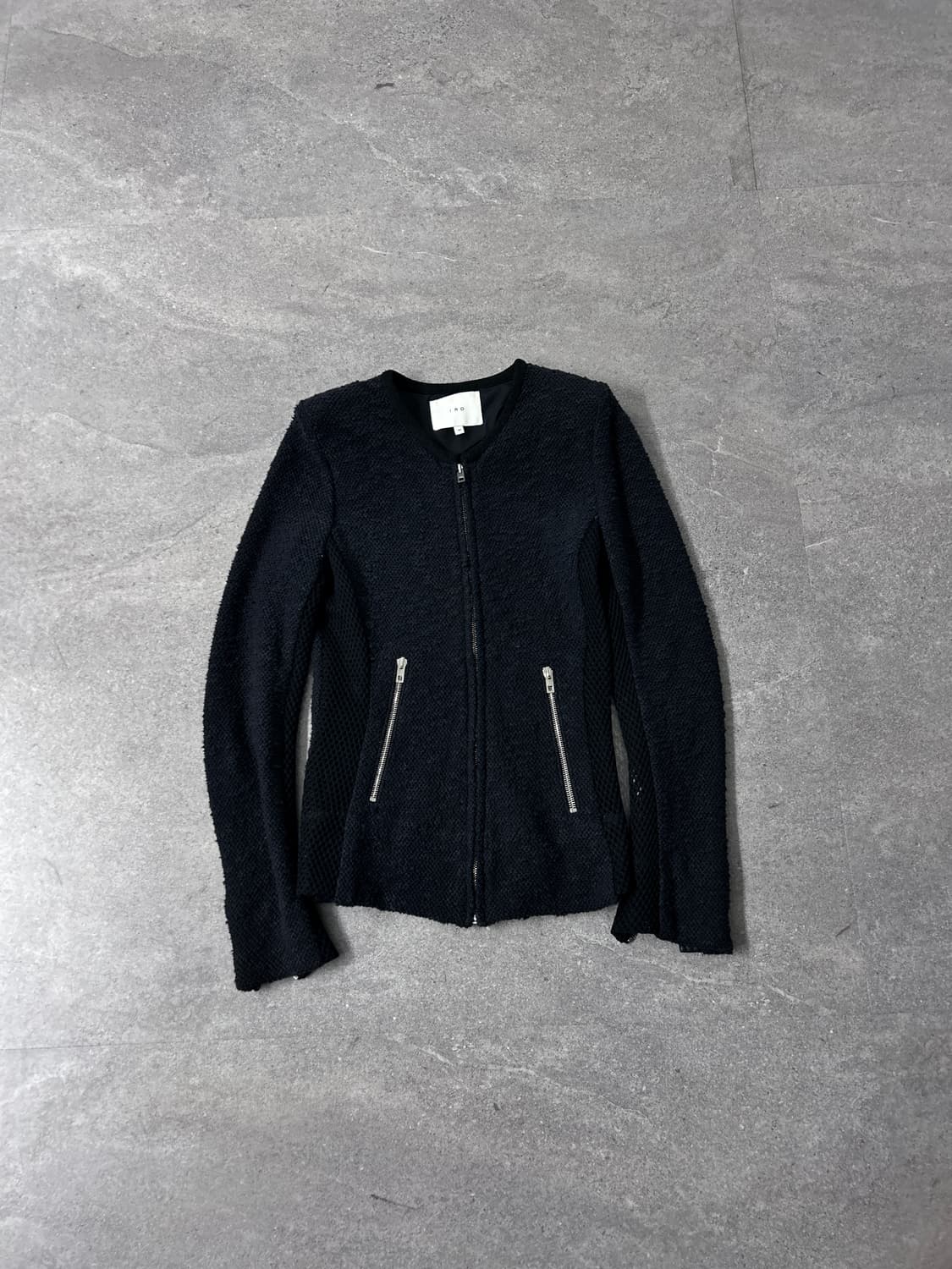 Iro Tissu Mixed Jip-Up Jacket 상품이미지4