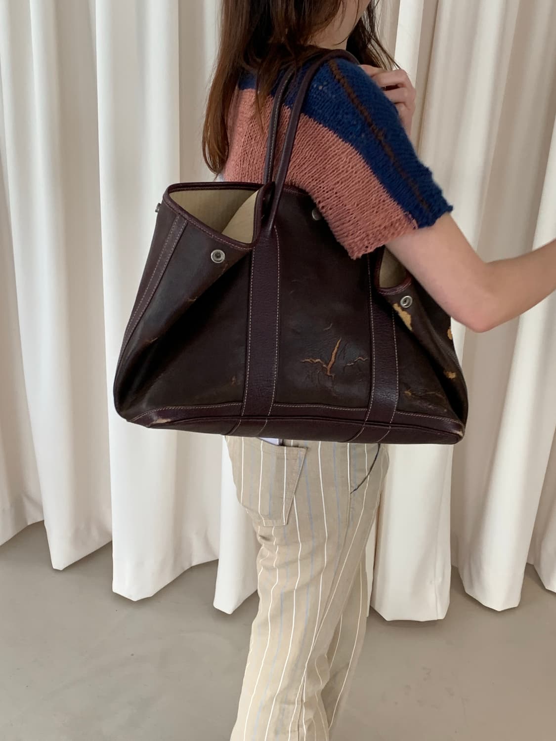 00's Vintage "Hermes" Garden Party Bag 상품이미지3