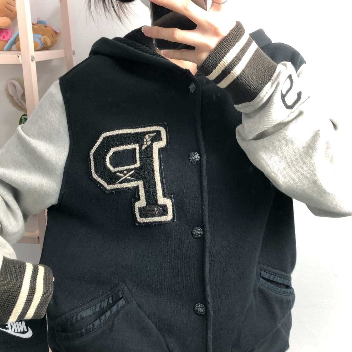 폴로 대대대대장 러힙 무드 면 후드 바시티 상품이미지3