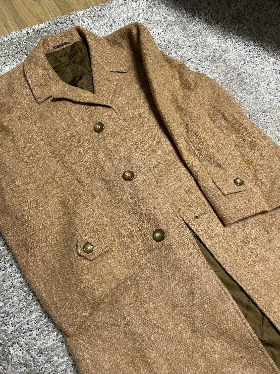 일제 수제맞춤 울 코트 사이즈 105~110 상품이미지2