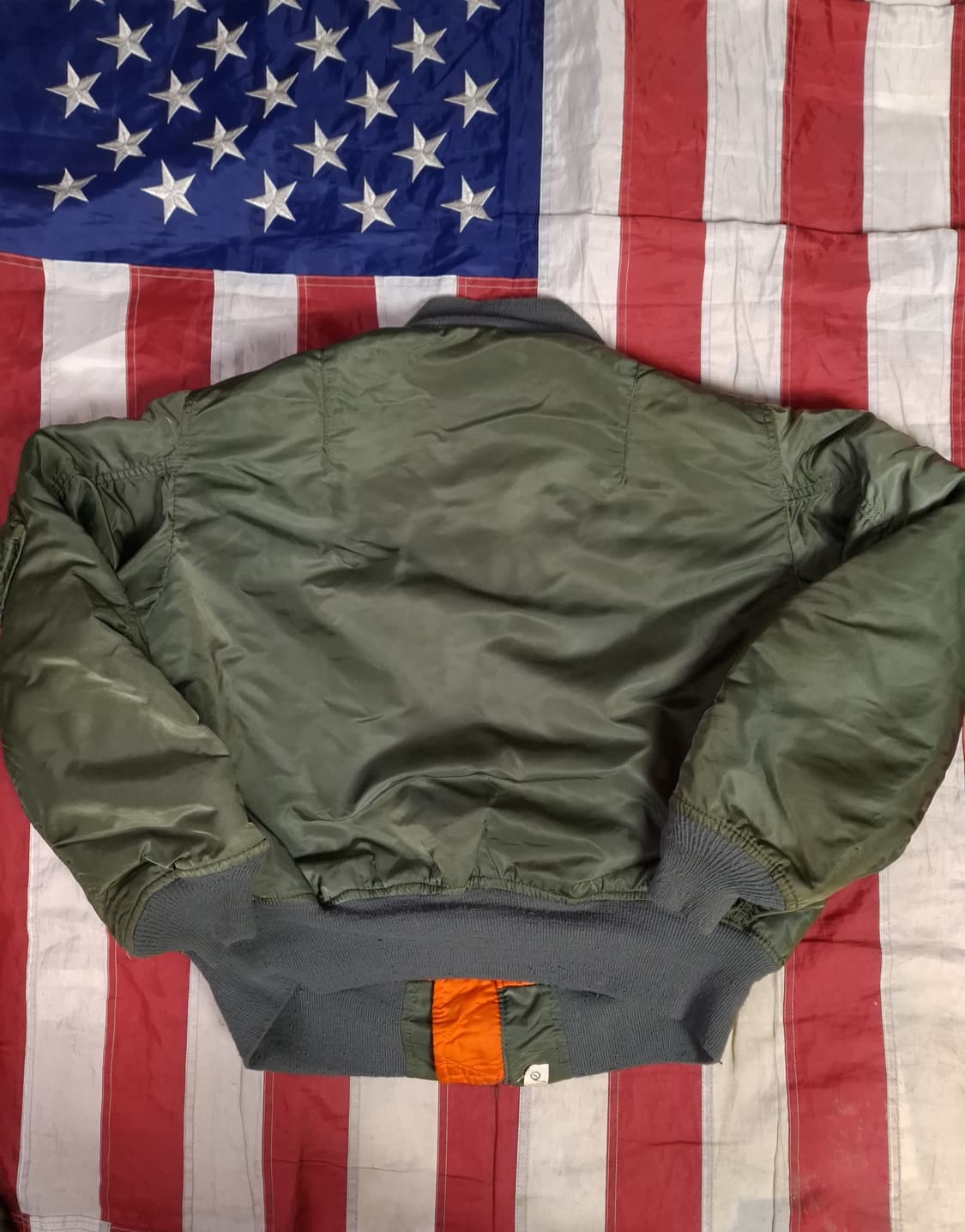 오리지날 미국제조 알파사 미공군 민수용 MA-1 항공점퍼 상품이미지10