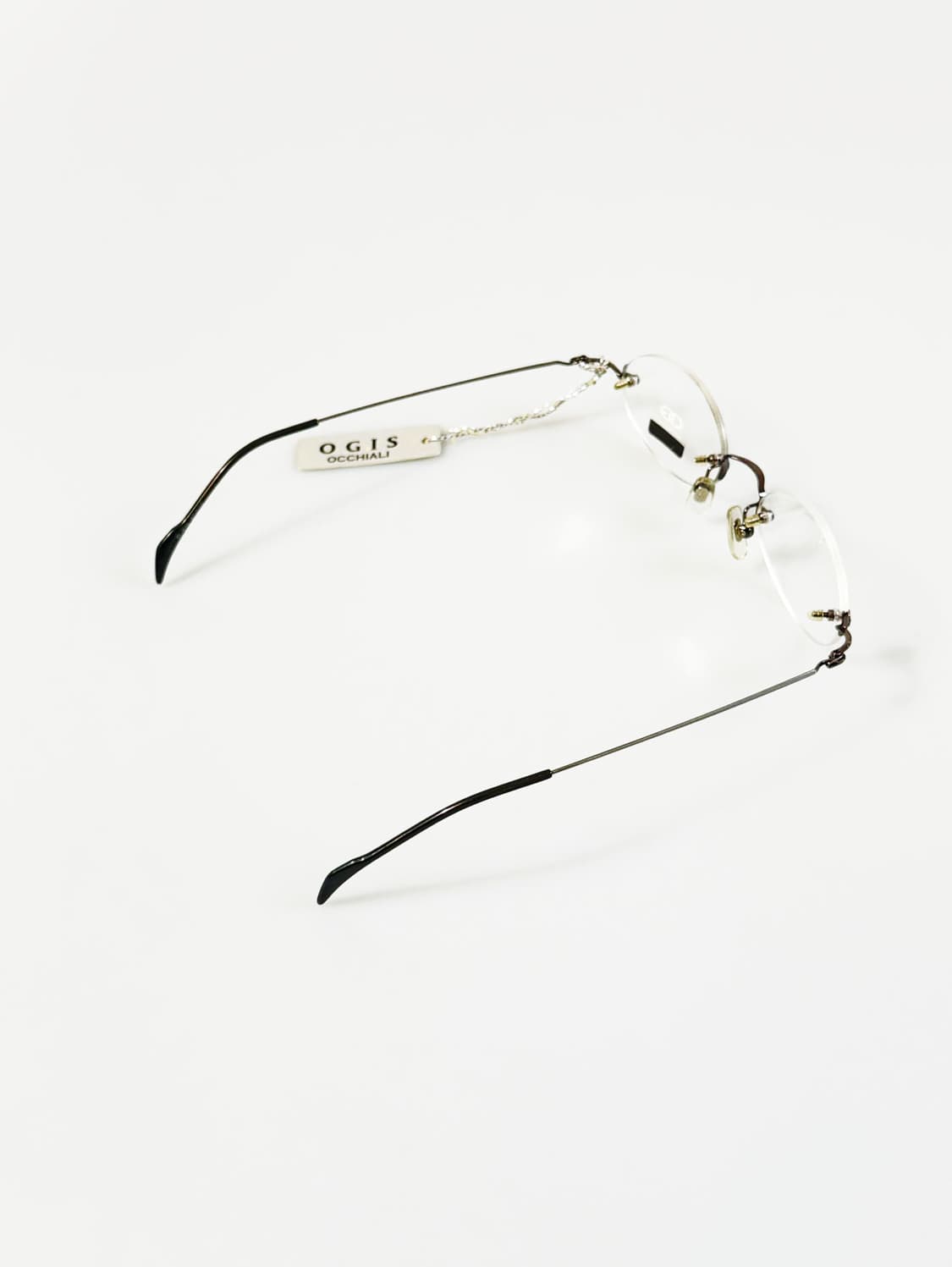 OGIS OCCHIALI 무테 오벌 메탈 프레임 빈티지 안경 상품이미지4