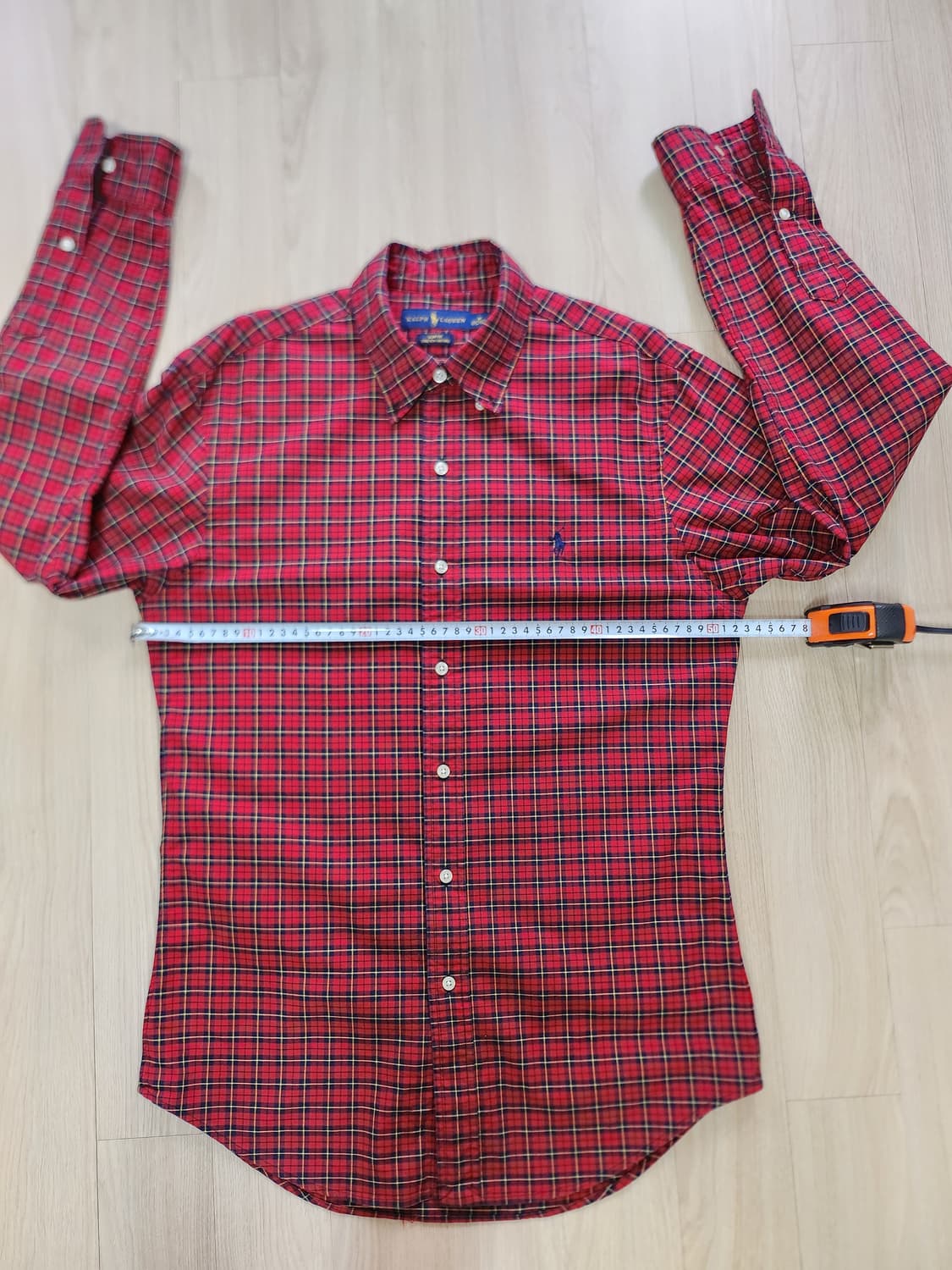 폴로랄프로렌 체크셔츠 (M 상품이미지4