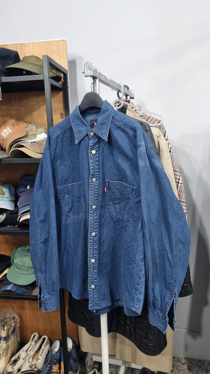 리바이스 00s 레드텝시리즈 오버핏 데님셔츠 100추천 상품이미지1