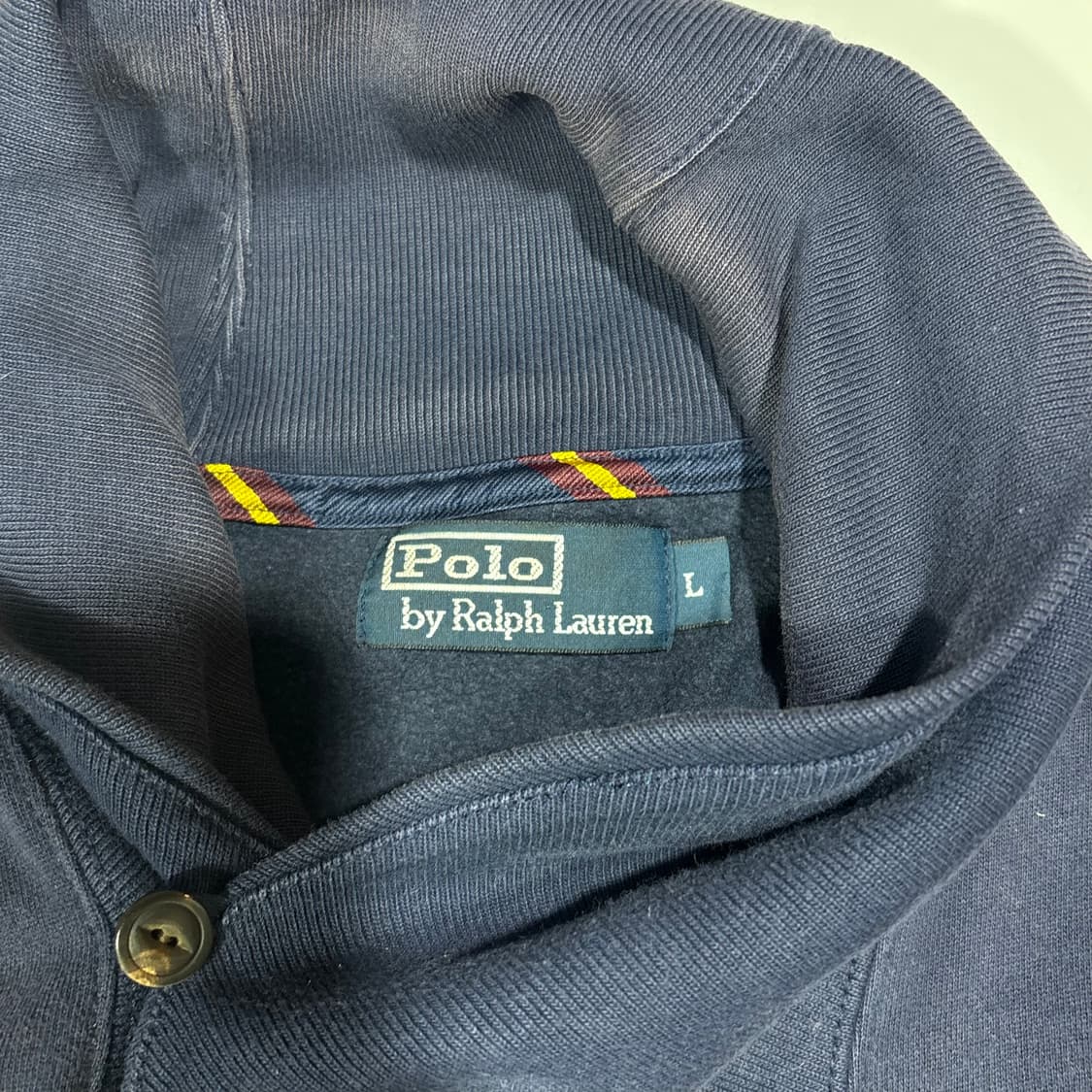 폴로랄프로렌 네이비 숄카라 맨투맨 상품이미지3