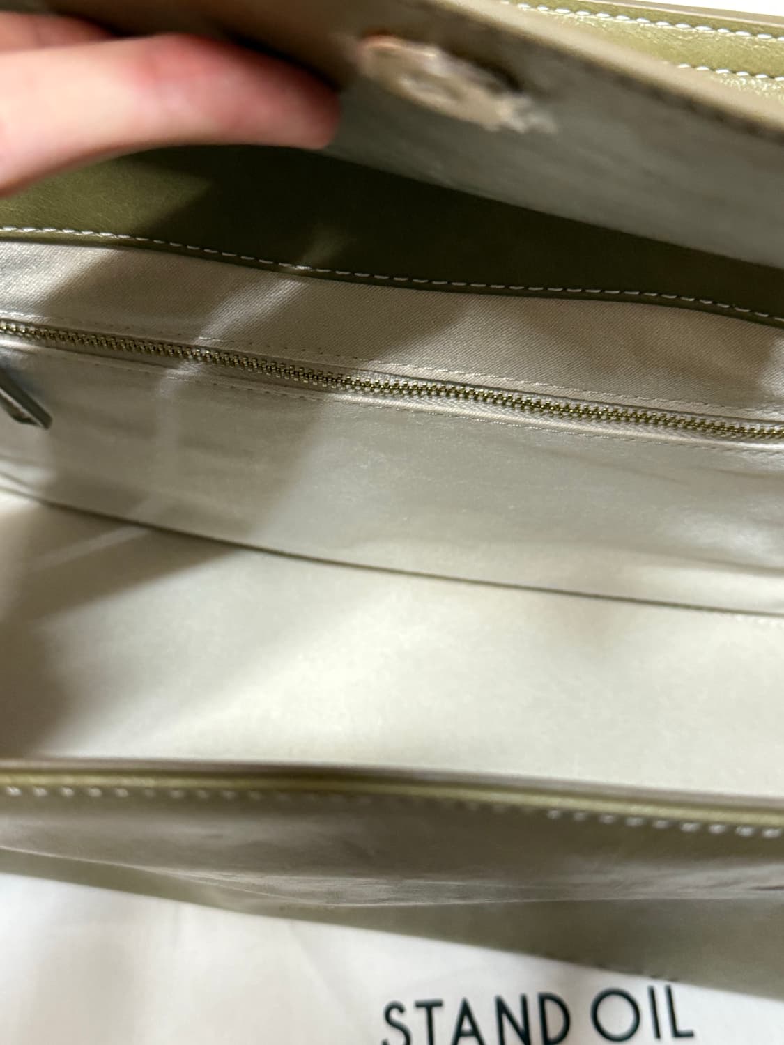 STANDOIL 스탠드오일 Oblong bag 오블롱백 바질 상품이미지6
