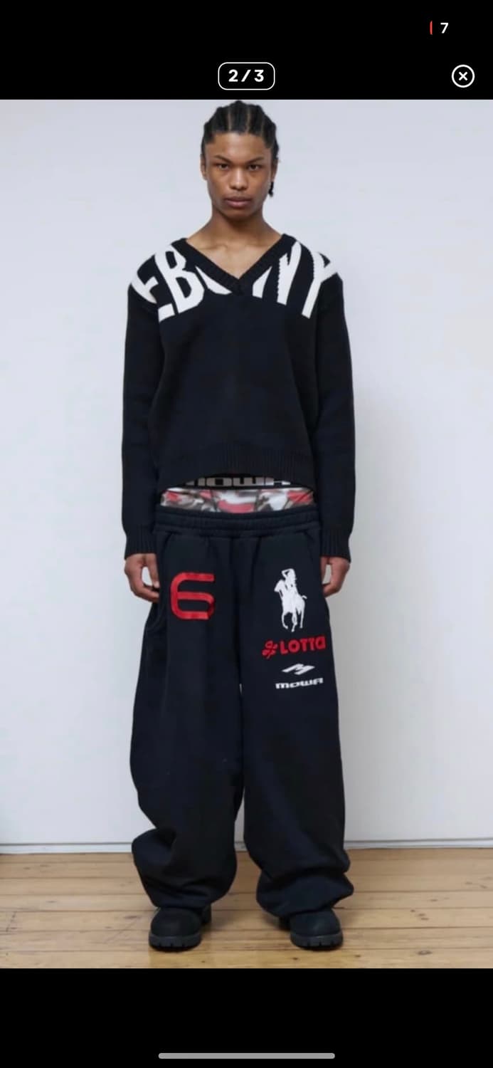 Mowalola 모와로라 atl 조거 스웻팬츠 S 상품이미지5