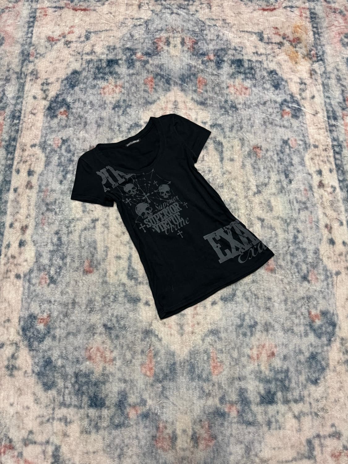 Ghost of harlem spider web punk top 상품이미지1