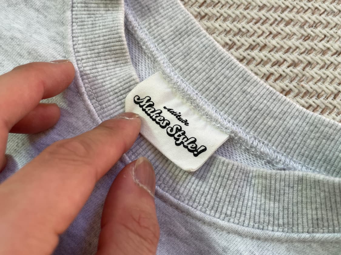 빈티지 그래피티 버블 레터링 스웻셔츠 상품이미지4