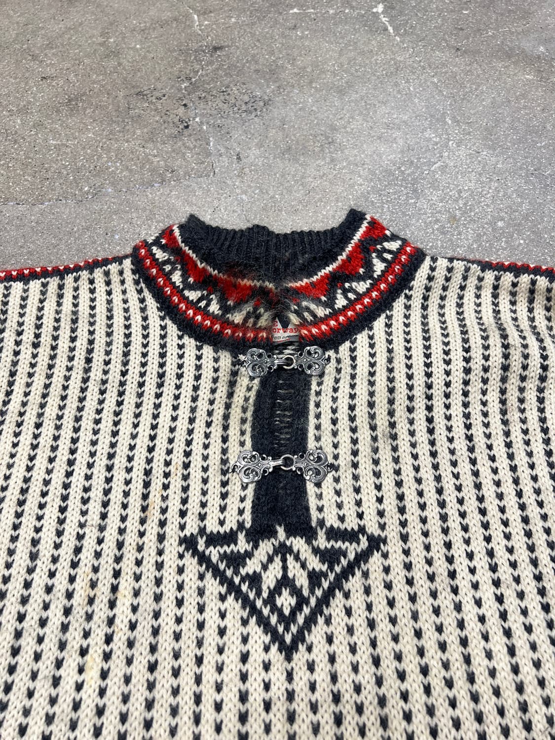 노르딕 울 스웨터 L 상품이미지3