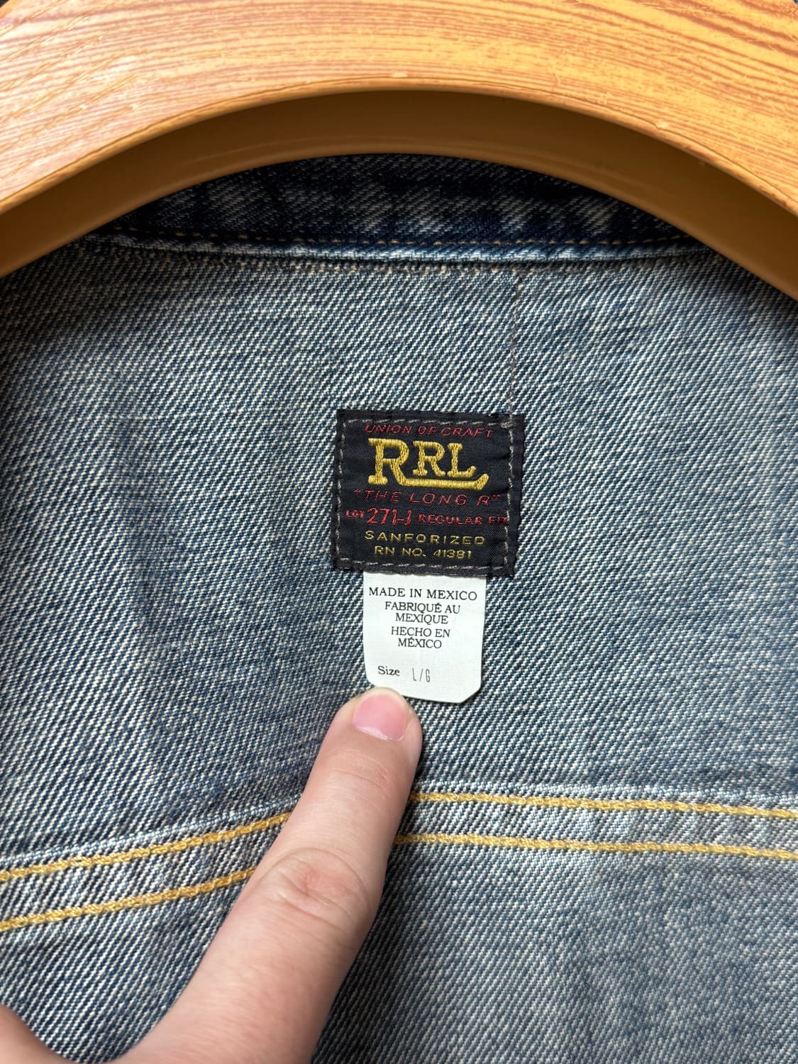 RRL Lot 271 리랜드 L사이즈 상품이미지4