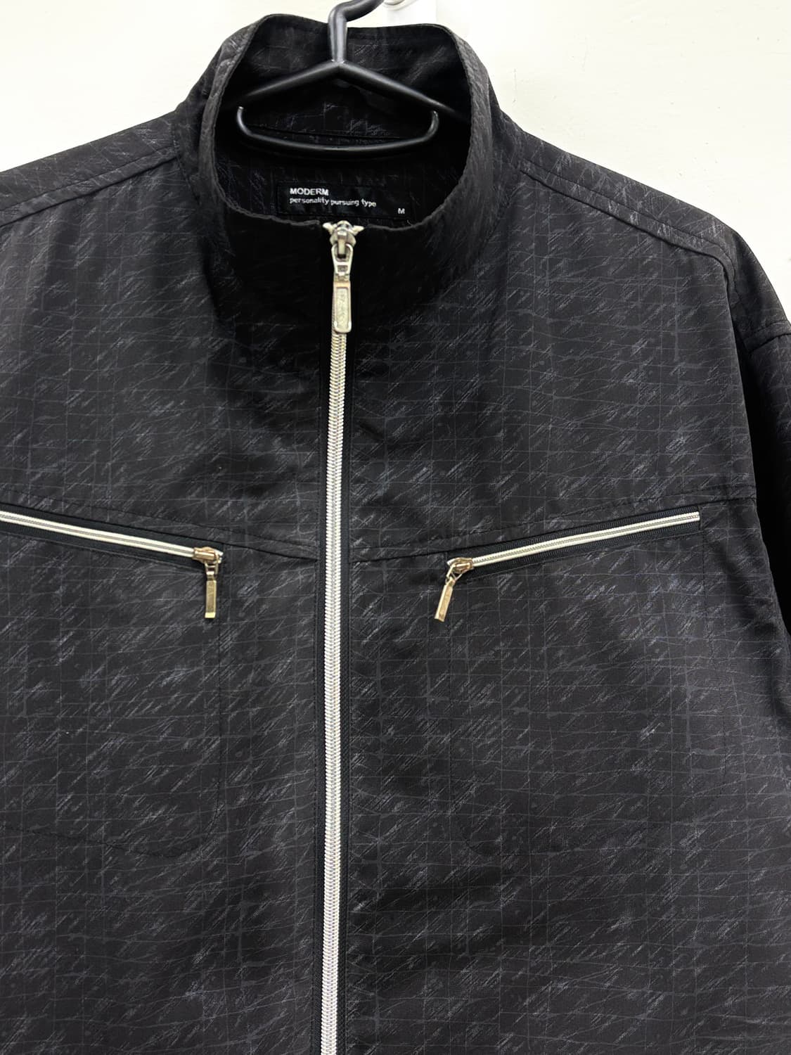 빈티지 블랙 블루종 자켓 상품이미지7