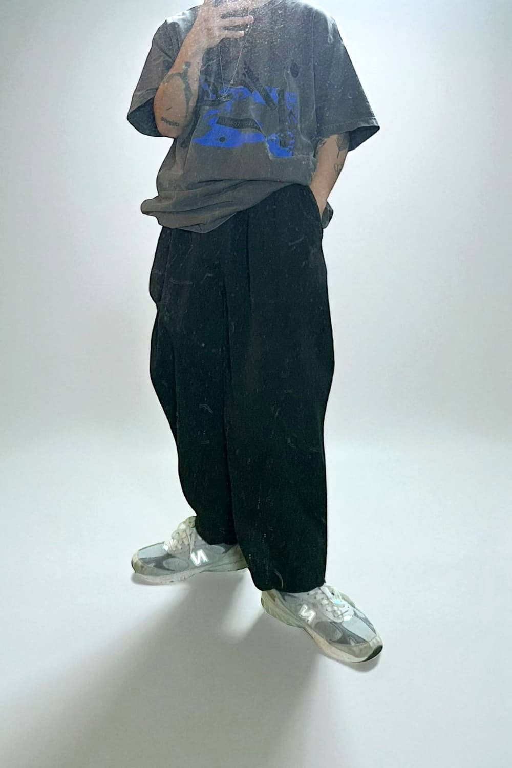 꼼데가르송 옴므 21AW 와이드 벌룬 팬츠 L 상품이미지3