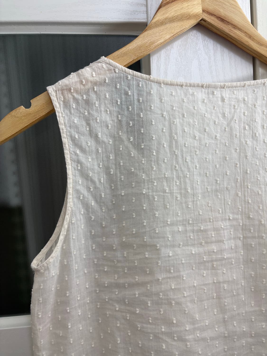 아이보리 도트 슬리브리스 상품이미지6