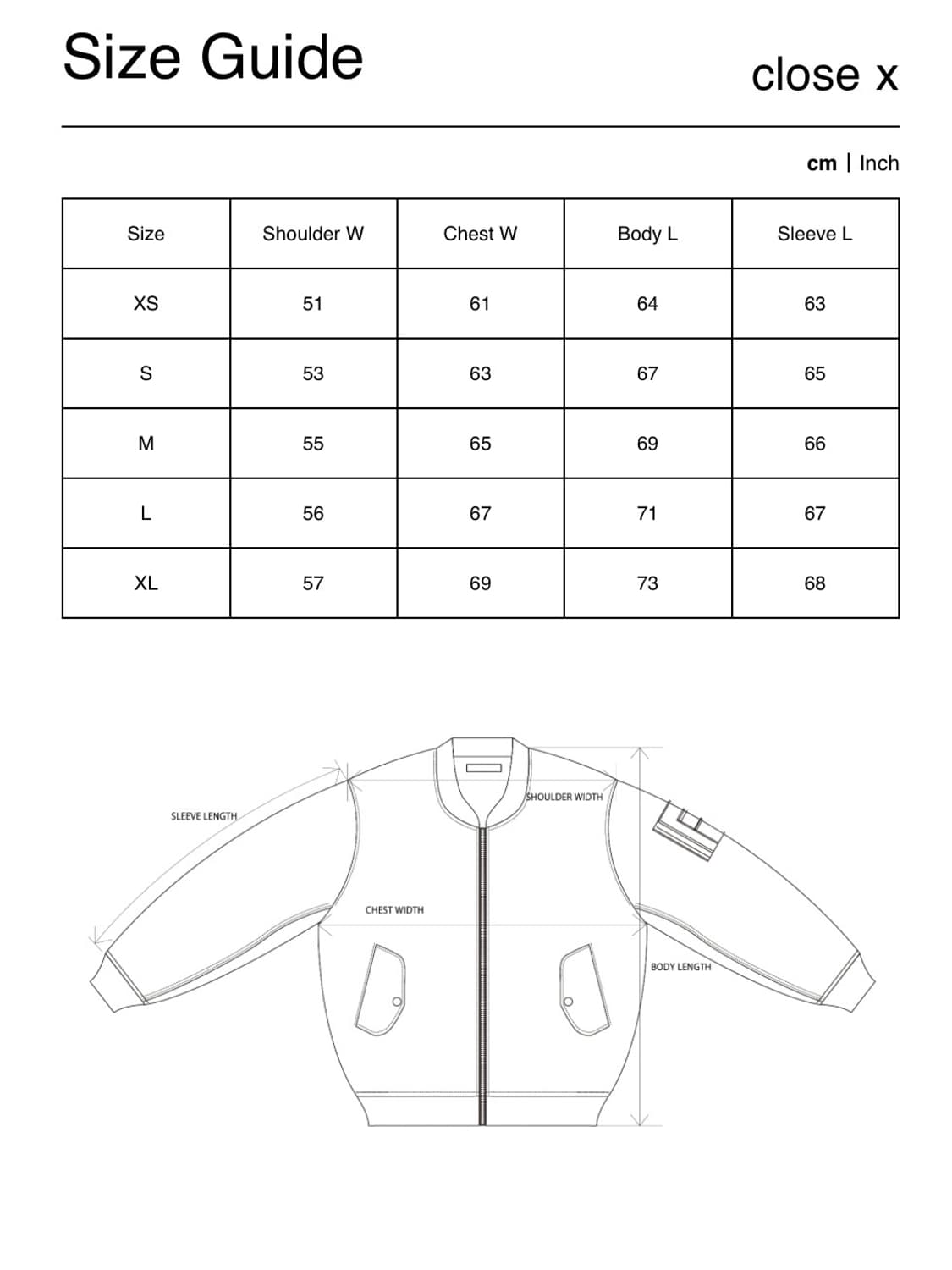 포스텍스 가먼츠 코튼 봄버 상품이미지2