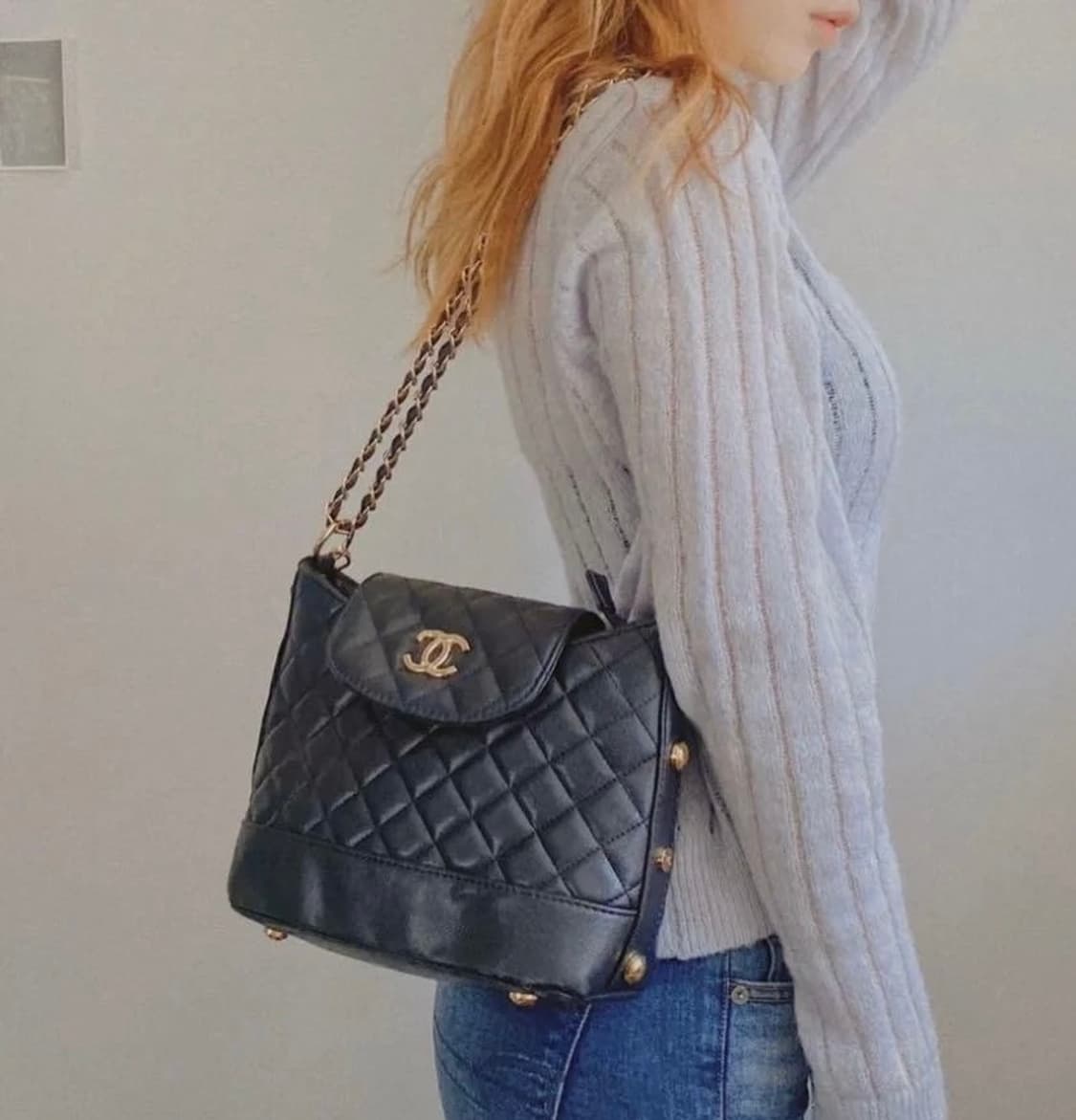 샤넬 뷰티 퀄팅 캐비어 호보백 상품이미지2