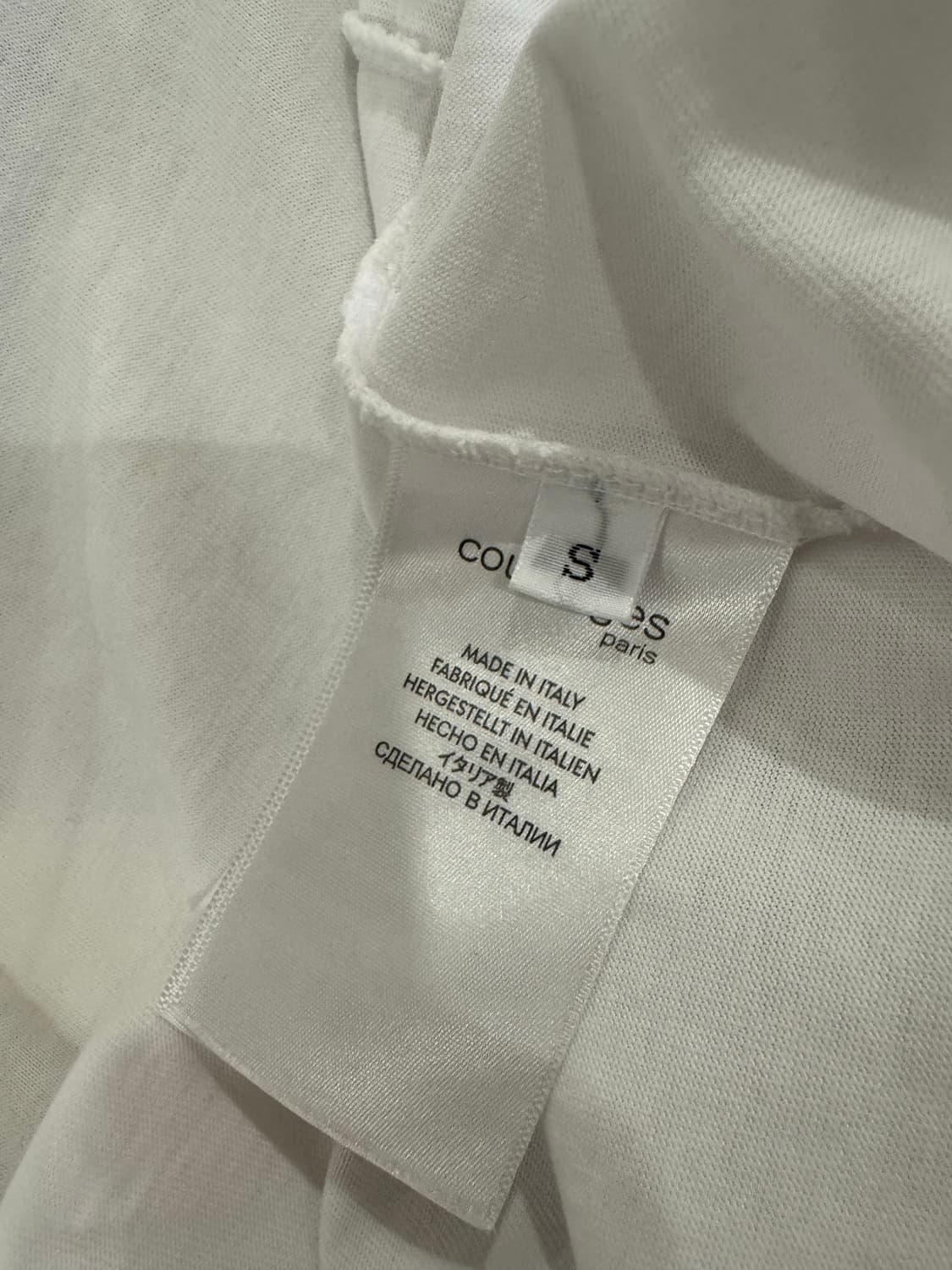 Courreges 꾸레쥬 콘스라스트 반팔 티셔츠 상품이미지6