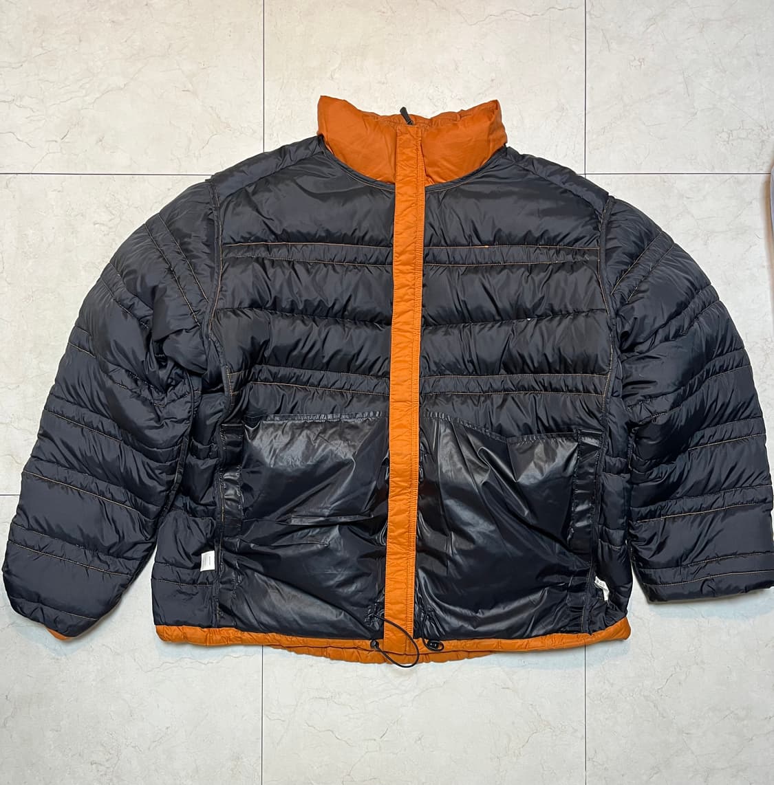 노스페이스 550 리버시블 패딩 딥 오렌지 xl 상품이미지8
