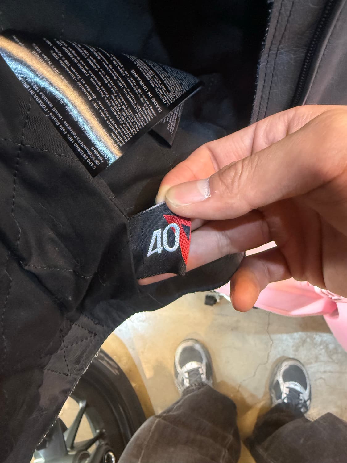 두카티 다이네즈 레더 자켓 판매합니다  상품이미지3