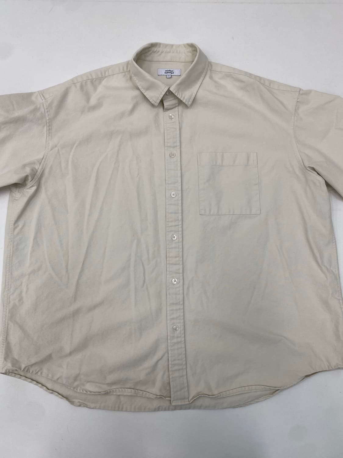 무신사 스탠다드 헤비웨이트 오버사이즈 옥스포드 셔츠 XL 상품이미지4